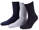  - Pracovní ponožky JD, 3-balení černá / 45-47