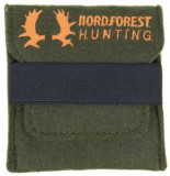  - Nordforest Hunting Nadelfilz Patronenetui 5 Kugeln, Farbe grün. Hnědá barva.