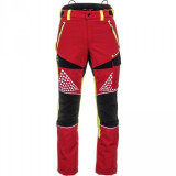  - Pritiporezové kalhoty Timbermen Allround červená-žlutá / XL - 7 cm
