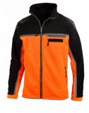  - Timbermen Fleecejacke, Farbe schwarz-orange. Größe M. čierna-oranžová / XS