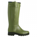  - Le Chameau Damen-Gummistiefel Chasseur Cuir, Farbe vert vierzon. Größe 36. vert vierzon / 37